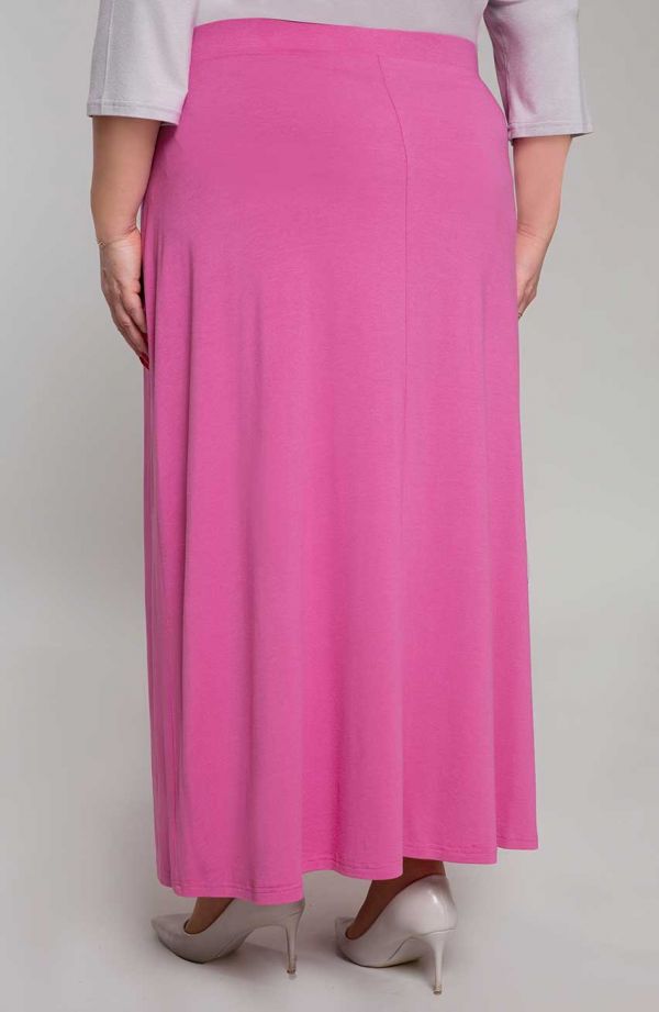 Spódnica maxi w różowym kolorze