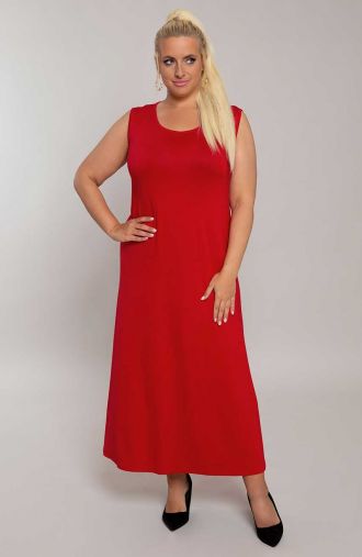 Sukienka maxi w kolorze czerwonym