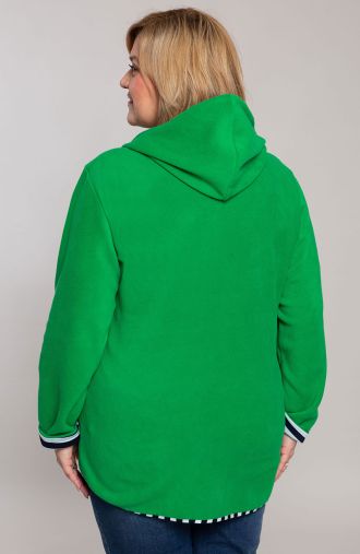 Zielona bluza z polaru