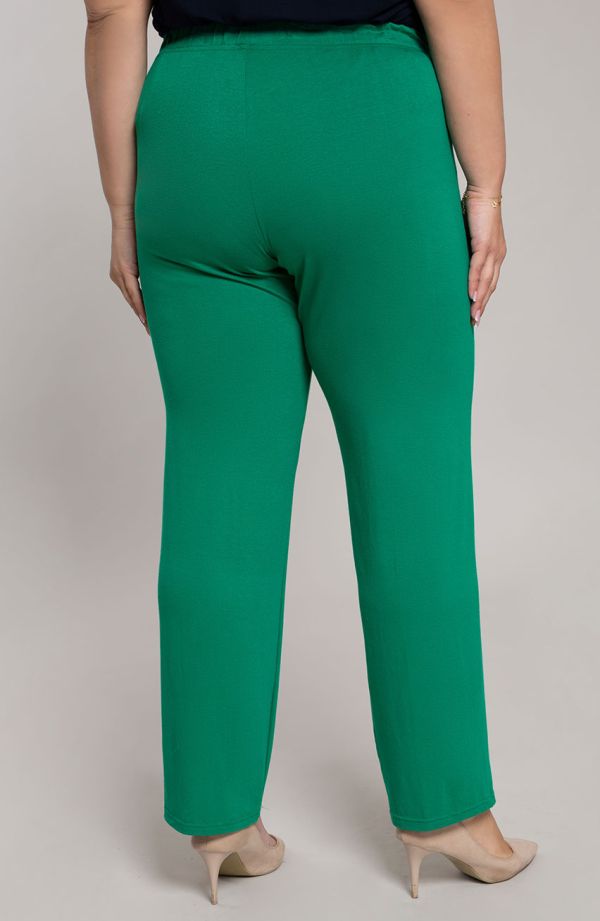 Klasyczne spodnie w kolorze zieleni