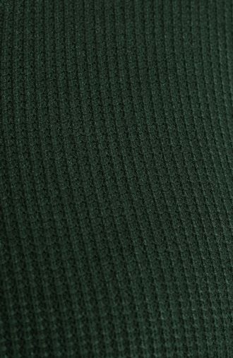 Zielony długi sweter z kieszeniami