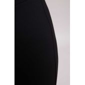 Czarne proste spodnie