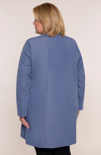 Elegancki płaszczyk w niebieskim kolorze